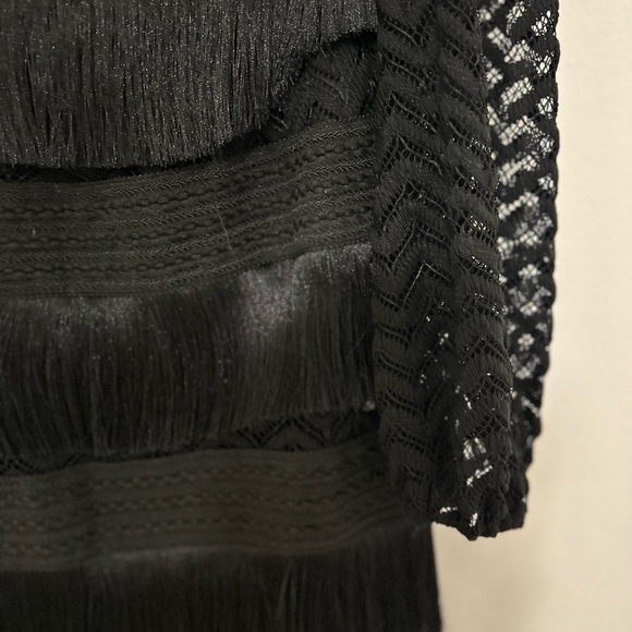 Fringe Skirt Set Black - Picture 4 of 6